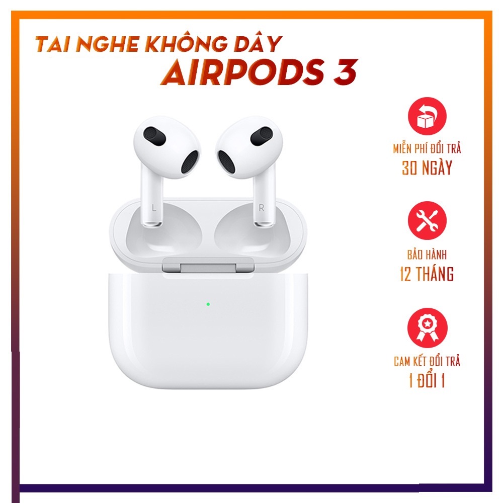 Tai Nghe Bluetooth Airp 3 Hỗ Trợ Cả Ios và Androi Tai nghe Không Dây Âm Thanh Vòm Giá Rẻ