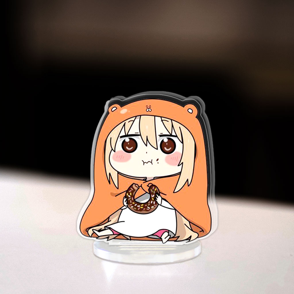 Mô hình Mini Himouto Umaru-chan Standee Chibi Manga Cô em gái hai mặt trang trí góc học tập cao 3cm phụ kiện HM Decor