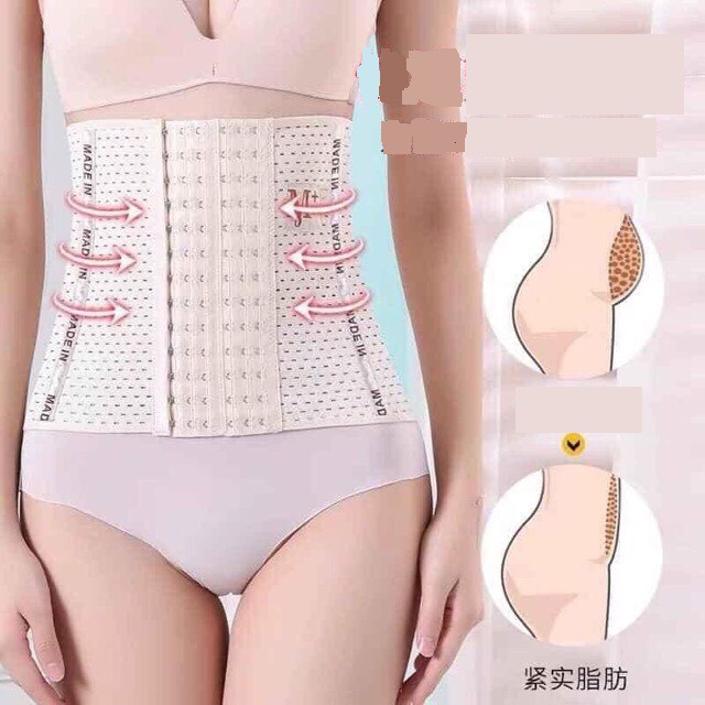 Dai nịt bụng chống cuộn đốt cháy mỡ bụng- Gen nịt bụng định hình 6 móc - đồ lót định hình tạo đường cong chữ S | BigBuy360 - bigbuy360.vn