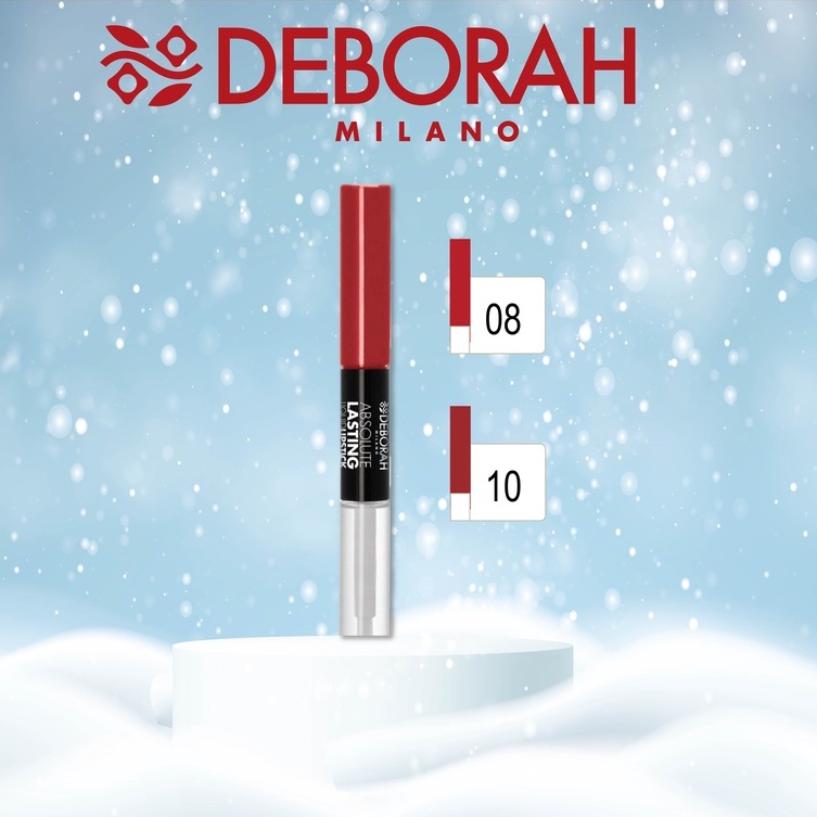 Son Kem Lâu Trôi 2 Đầu Deborah Milano Absolute Lasting Liquid Lipstick