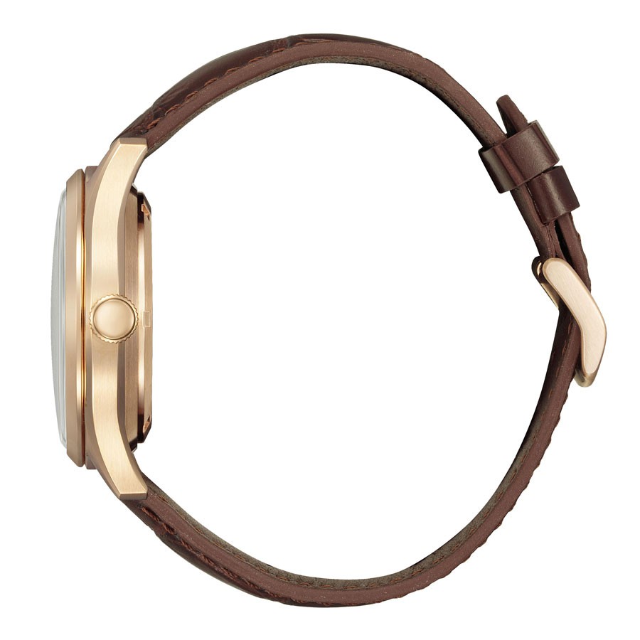 Đồng Hồ Citizen C7 Unisex Dây Da NH8393-05A - Mặt Trắng