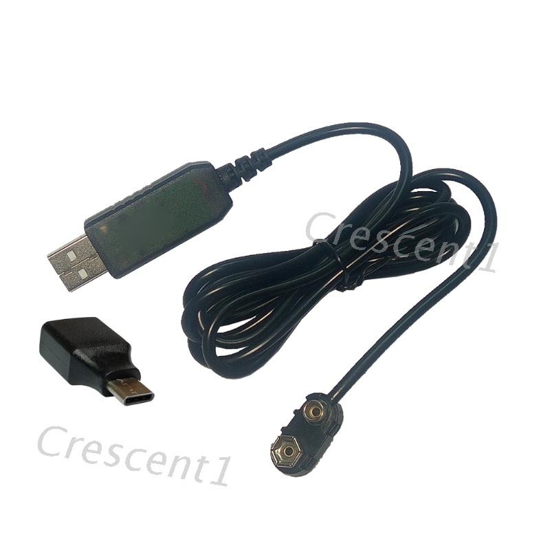 Dây Cáp Sạc Usb Loại C 5v 9v 6f22 9v