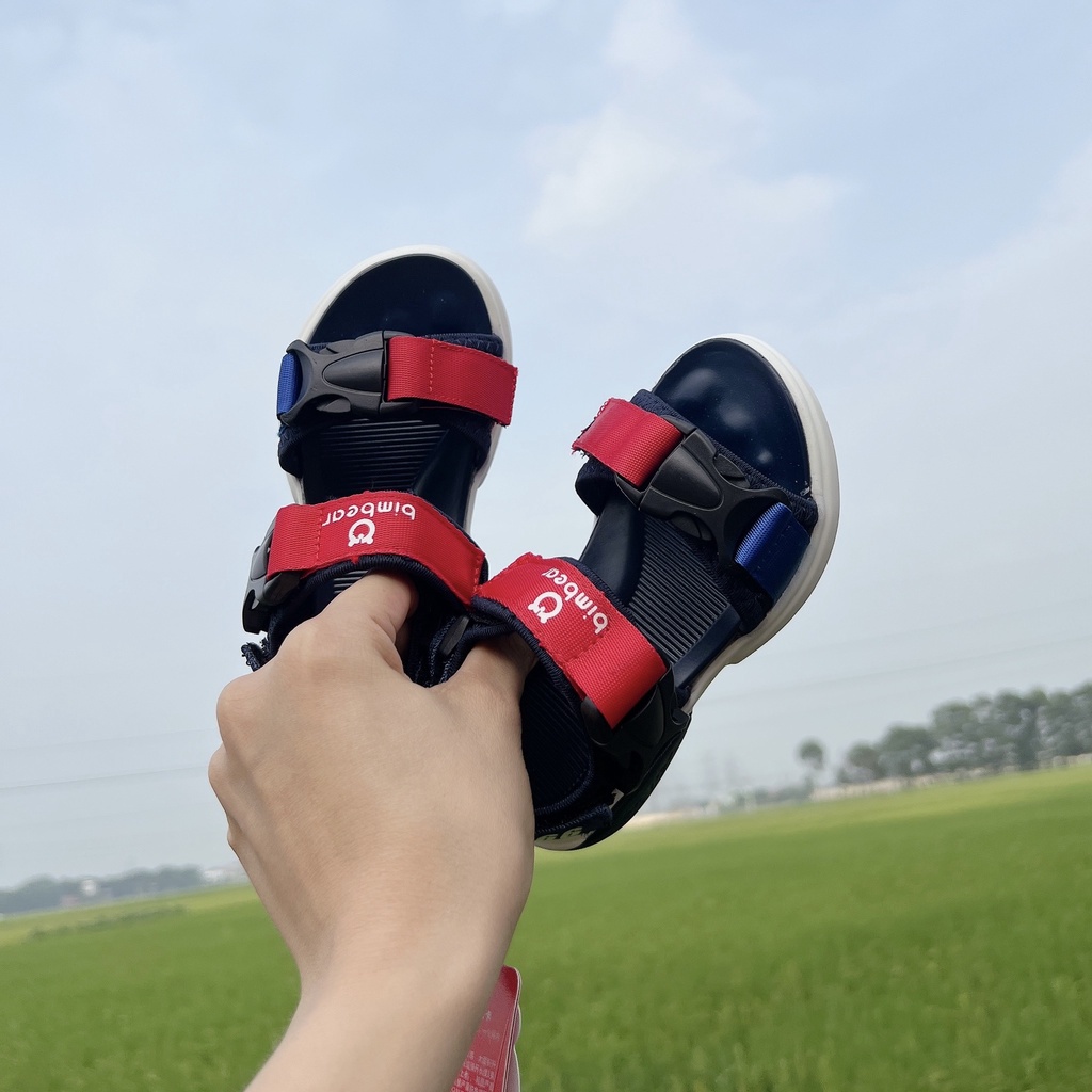 sandal bé trai - dép quai hậu cho bé siêu nhẹ đi mùa hè có quai dán  chống trượt 1887( ảnh thật)