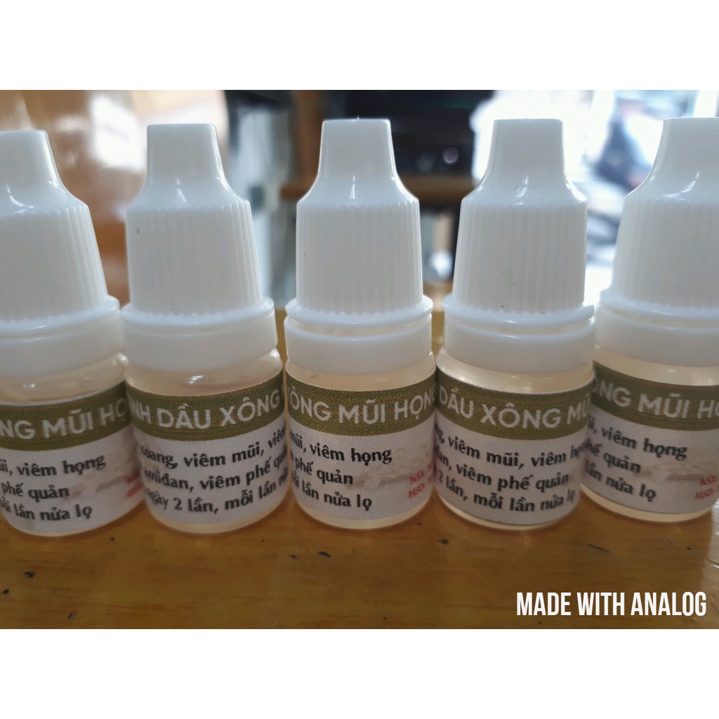 Tinh dầu xông mũi họng 100% thảo dược thriiên nhiên ( xông cùng máy xông mũi họng)