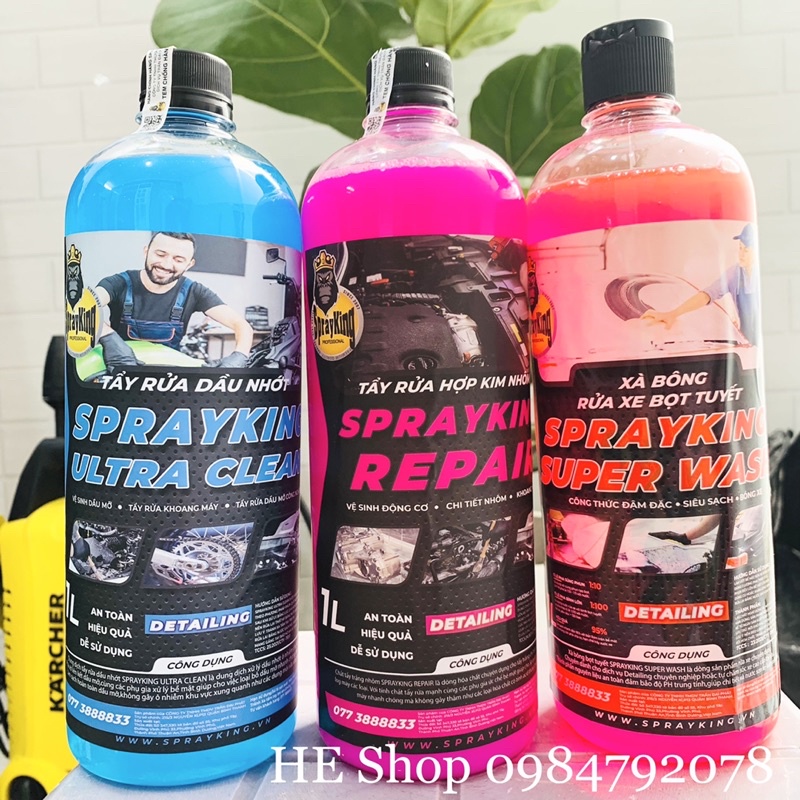 [Mã LIFEAU5SALE giảm 20k đơn 50k] Nước rửa SprayKing các loại