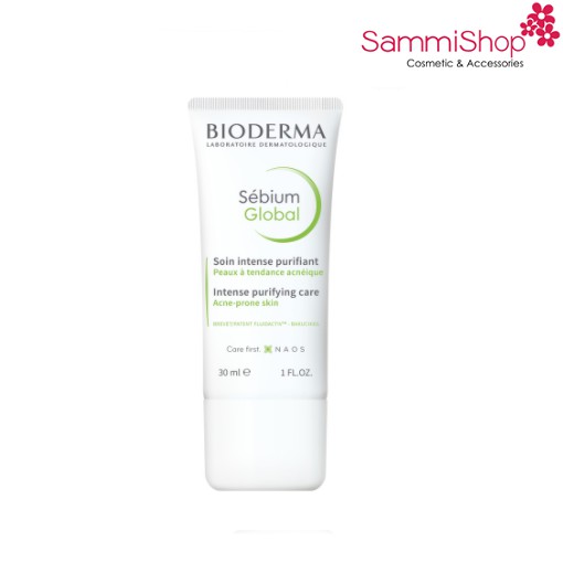 Kem dưỡng cho da dầu mụn Bioderma Sebium Global 30ml