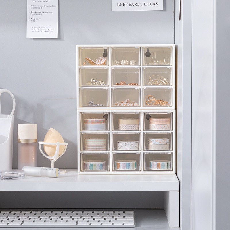 Hộp đựng đồ mini đa năng có 9 ngăn kéo SH039