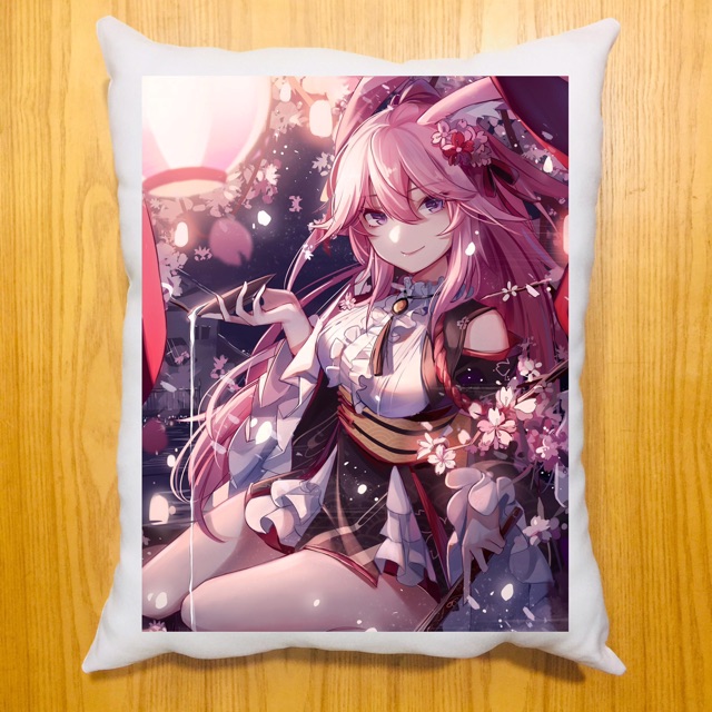 Gối ôm Game honkai impact dài 40x50cm