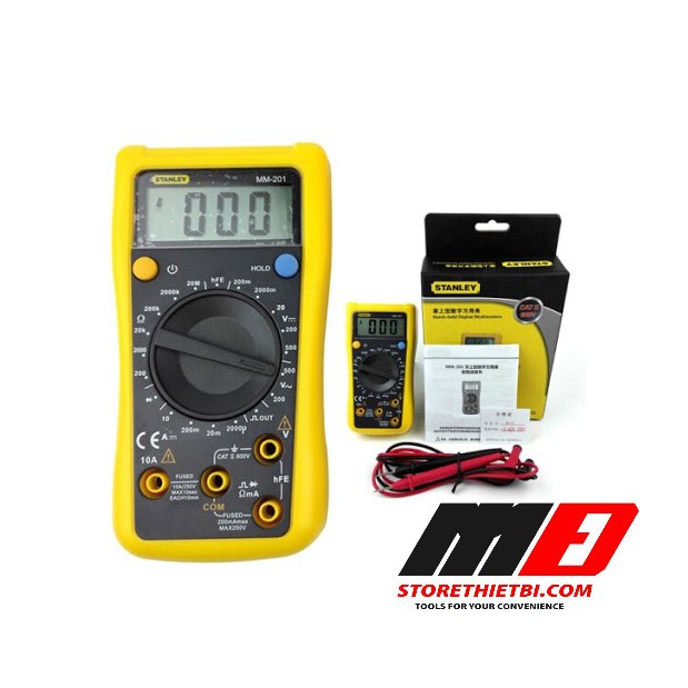MM-201-23C Dụng cụ đo mạch điện : đồng hồ đo điện digital Stanley