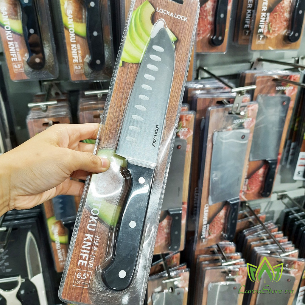 Dao Thái Lock&amp;Lock Santoku 6.5 inch Thép Không Gỉ Sắc Bén CKK921