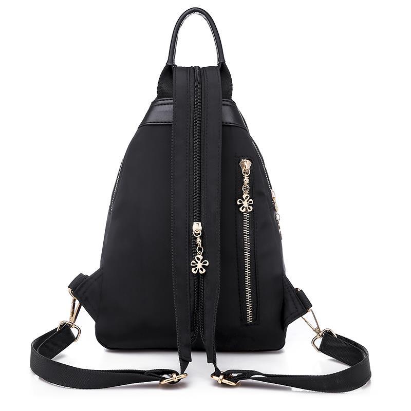 Ba Lô mini Thêu Họa Tiết Đơn Giản Phong Cách Hàn Quốc Dành Cho Nữ