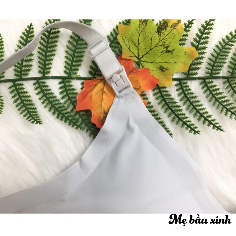 Áo ngực bầu cho con bú Chicmom chất su đúc, không gọng rất mềm ôm nâng ngực thon gọn CM061