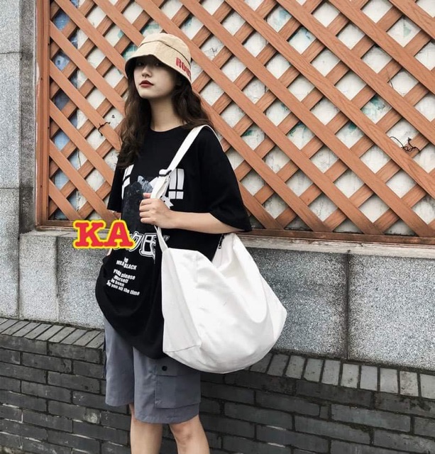 Túi đeo chéo Kaki trơn KA12 | BigBuy360 - bigbuy360.vn