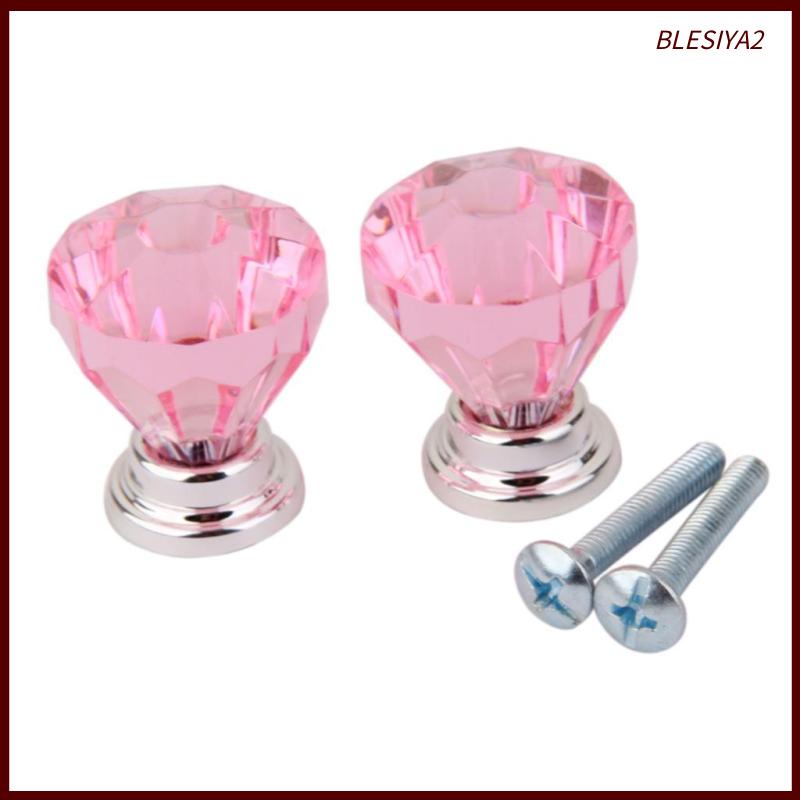 Set 2 Tay Nắm Ngăn Kéo Tủ Đính Pha Lê