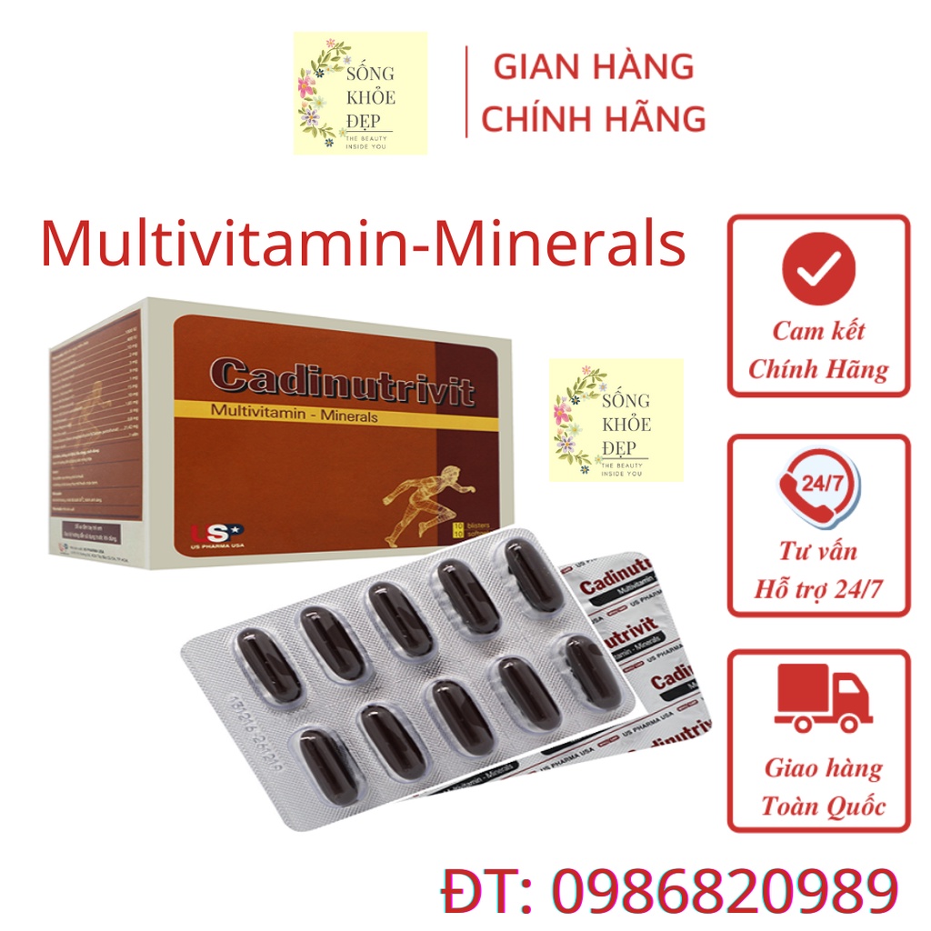 Multivitamin và khoáng chất Cadinutrivit