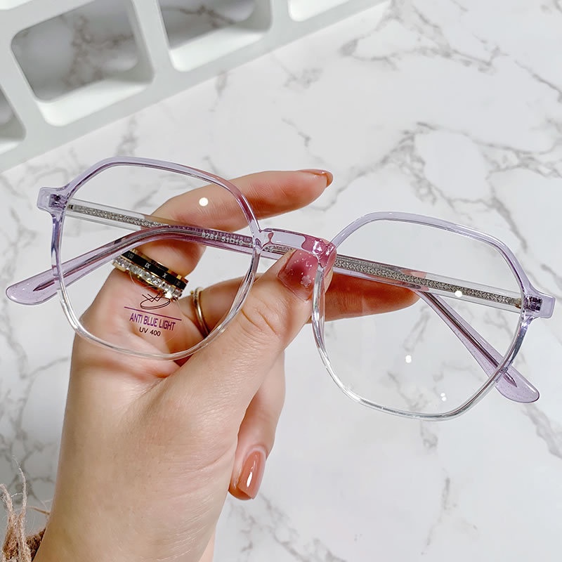 Gọng kính cận nam nữ VIENDO mắt đa giác chống ánh sáng xanh Hàn Quốc màu sắc thời trang
