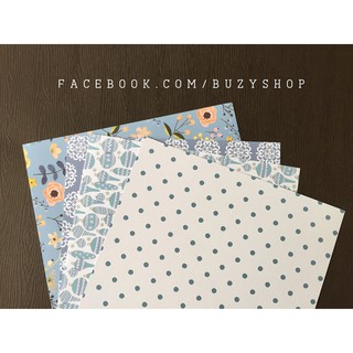 [ẢNH TỰ CHỤP](mẫu 2) ( khổ A4) combo 4 tờ giấy hoa văn, giấy họa tiết, giấy trang trí [đồ làm scrapbook, thiệp, lovebox]