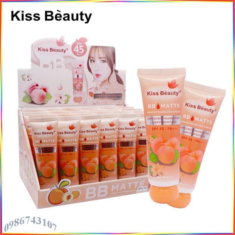 Kem nền chống nắng SPF 45/PA+++ Kiss Beauty Pore BB Matte SV