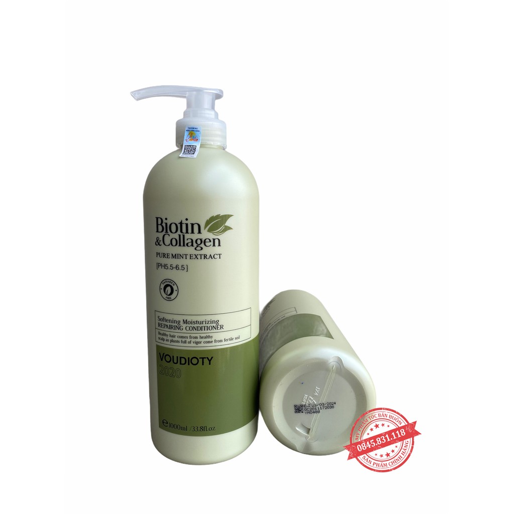 CẶP DẦU GỘI XẢ BIOTIN COLLAGEN 1000ML*2 | KIỀM DẦU Phục Hồi Tóc Hư Tổn, Khô Xơ, Gãy Rụng | Hàng Chính Hãng CT65 | BigBuy360 - bigbuy360.vn