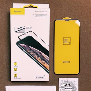 Iphone 11/ 11 Pro/ 11 Pro Max _ Kính cường lực Baseus Chống bụi màng loai, Full màn hình ( Chính hãng )