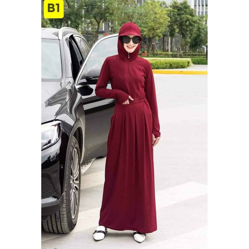 [Mã WARN10 giảm 10k đơn 99k] Set váy và áo chống nắng 💝FREESHIP💝 Váy áo chống nắng | BigBuy360 - bigbuy360.vn