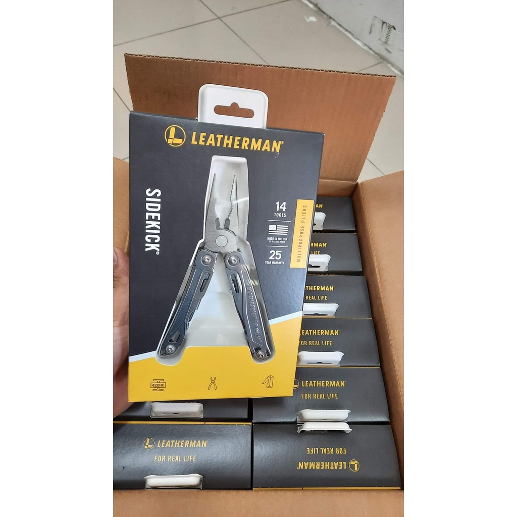 Dụng Cụ Đa Năng LEATHERMAN Sidekick với 14 tools tiện lợi - có kèm bao da đi cùng