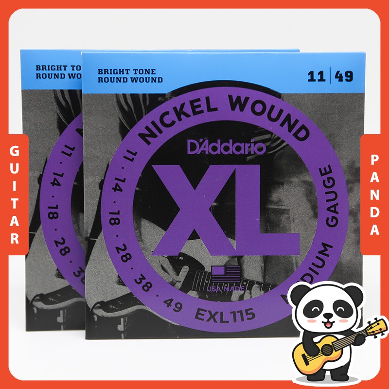 Dây Đàn Electric Guitar D'Addario EXL115 [Size 11] | D'Addario EXL115 dành cho guitar điện