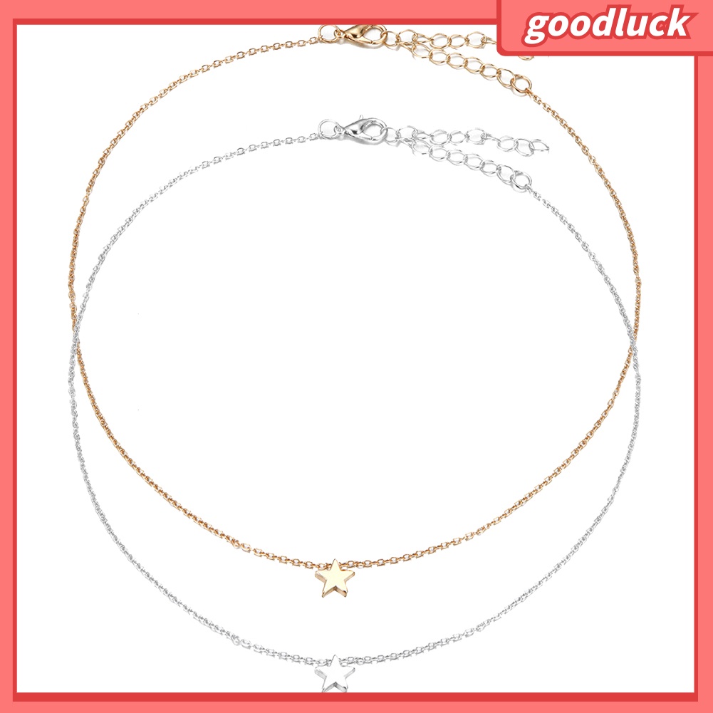Dây Chuyền Nữ Chất Liệu Hợp Kim Mặt Hình Ngôi Sao