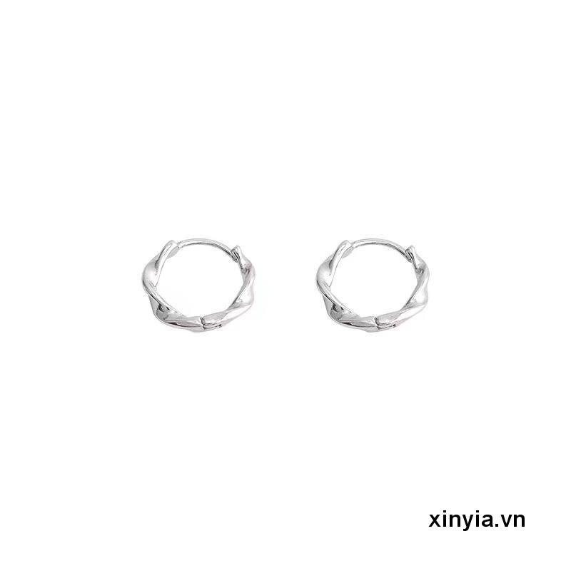 Bông Tai Hình Tròn Phong Cách Hàn Quốc Cá Tính Cho Nữ