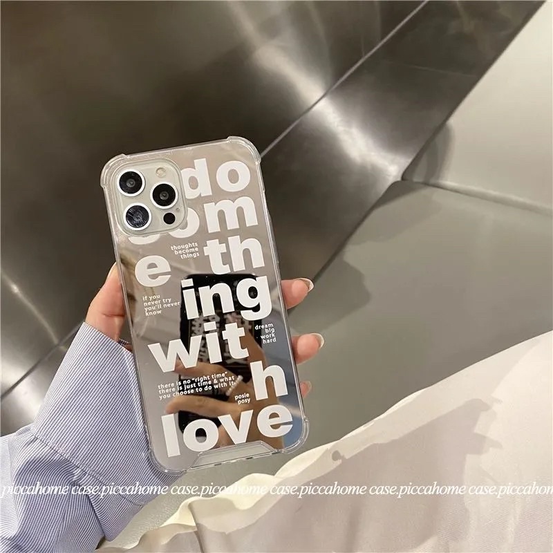 Ốp lưng iPhone Do Something tráng gương chống va đập 7/8 plus x xs max 11 12 promax sang chảnh