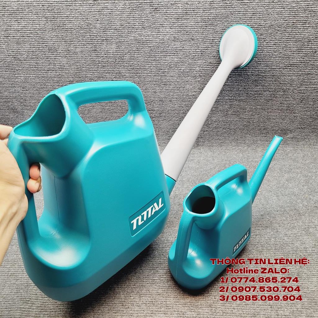 Bình Tưới Cây Xách Tay Có Kèm Vòi Sen TOTAL THSPP0505 Dung Tích 5 L Lít - dụng cụ chăm sóc cây cảnh, trồng trọt sân vườn
