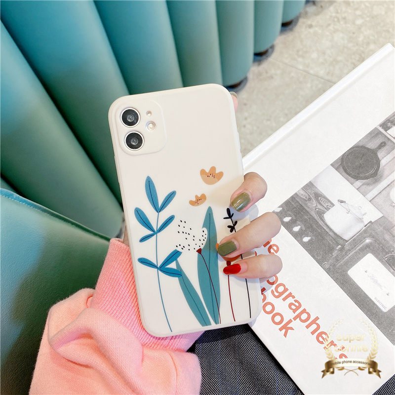 Ốp Lưng Dẻo In Họa Tiết Hoa Lá Và Trái Tim Xinh Xắn Cho Samsung A52 A72 A32 A50 A12 A50S A30S 51 A31 A71 A21S A11 M11 A71 A70 A10s A20S | BigBuy360 - bigbuy360.vn