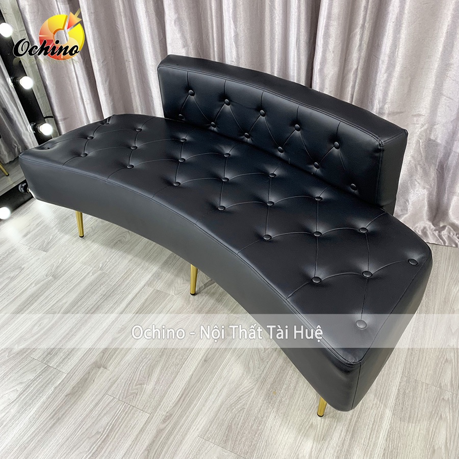 Ghế Sofa Phòng Khách, Ghế Băng Dài Cho Shop Bọc Da Cao Cấp Có Tựa Lưng ( Ảnh Thật Và Video)
