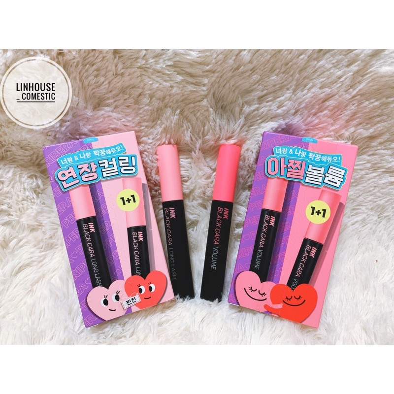 Mascara ink black cara volume