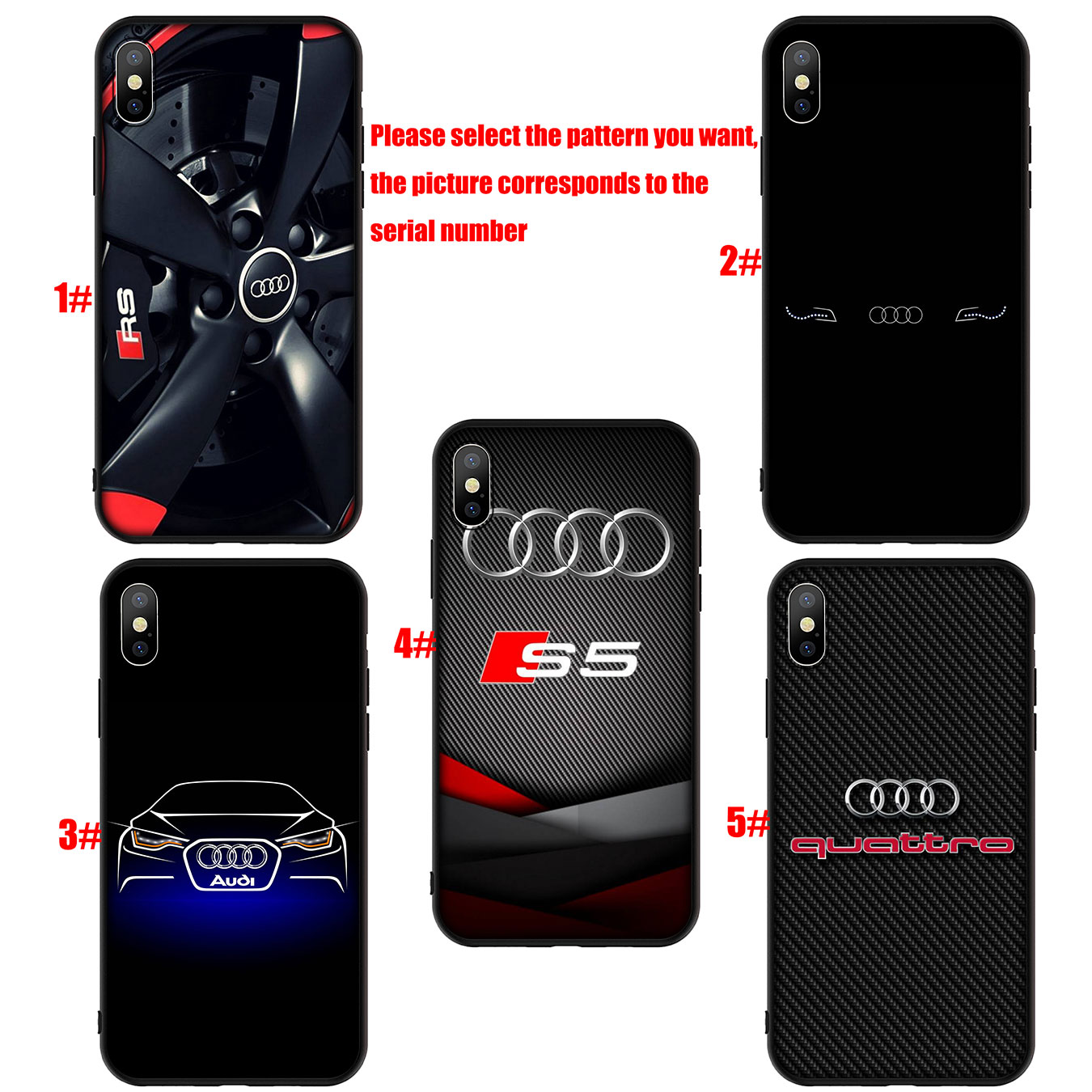 Ốp Điện Thoại Silicon Mềm Hình Logo Xe Hơi Audi Cho Samsung Galaxy A9 A8 A7 A6 Plus J8 2018 + A21s A70 M20 A6 + A8 + 6plus