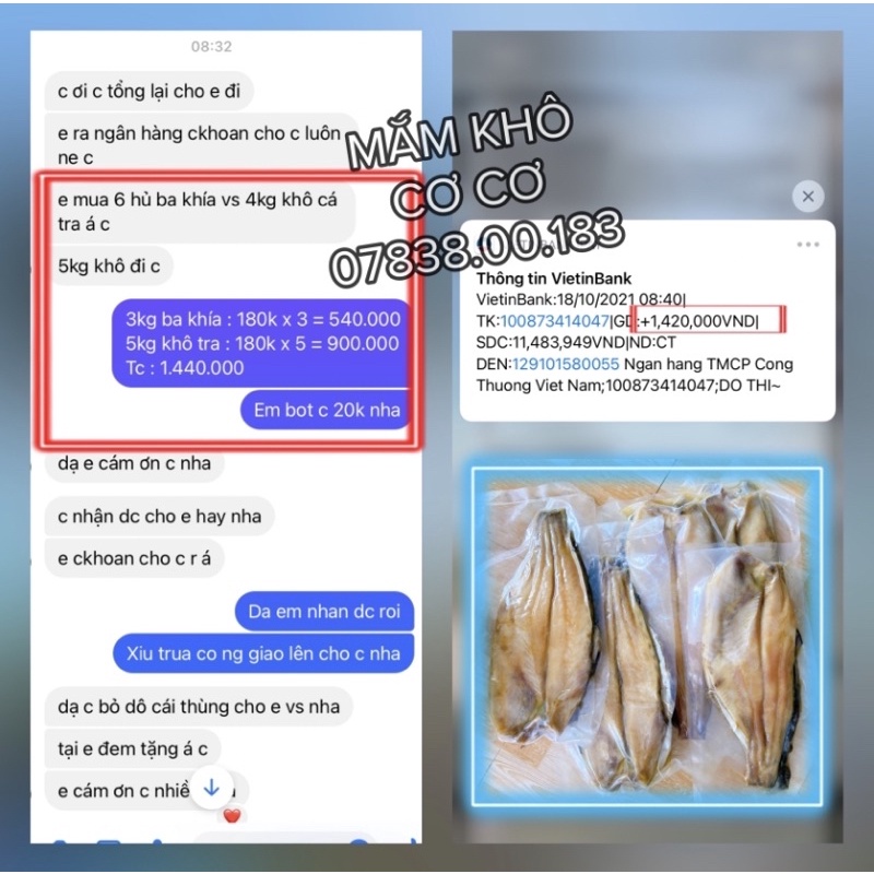 Khô Cá Tra Phồng Biển Hồ Loại 1 Túi 1kg, Cá Tra 1 Nắng Siêu Thơm Ngon Đặc Sản An Giang, Mắm Cá Cơ Cơ