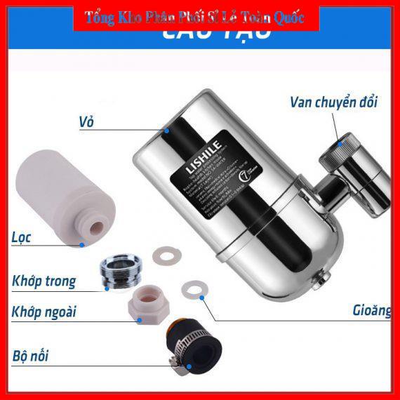 Máy Lọc Nước, Bộ Lọc Nước Tại Vòi 7 Lớp Lọc Lishile Cao cấp Đầu Lọc Nước Siêu Sạch Lishile Chính Hãng
