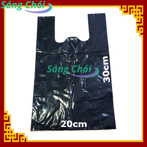 1kg [20 x 30cm Đựng Được 1-2 kg] Túi Xốp PE Đen Bóng Cao Cấp Loại 1 - Đóng Gói Hàng Đựng Hàng Đựng Rác Túi Rác