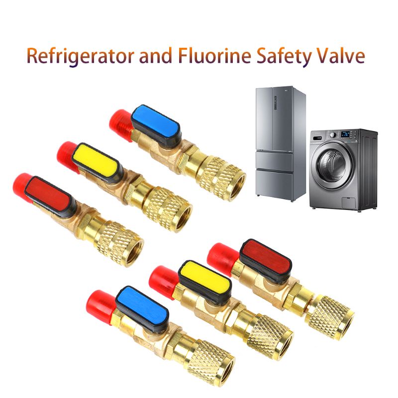 Van Sạc Chuyển Đổi 1 4 Đầu Đực Sang 1 4 Đầu Cái SAE Cho Tủ Lạnh R22