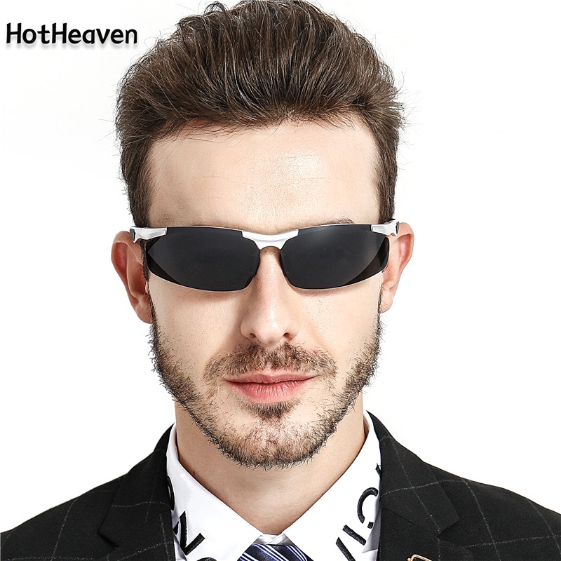Kính Mát Phân Cực Chống Tia UV400 Phân Cực Gọng Kim Loại 4 Kiểu Dáng Thời Trang Unisex