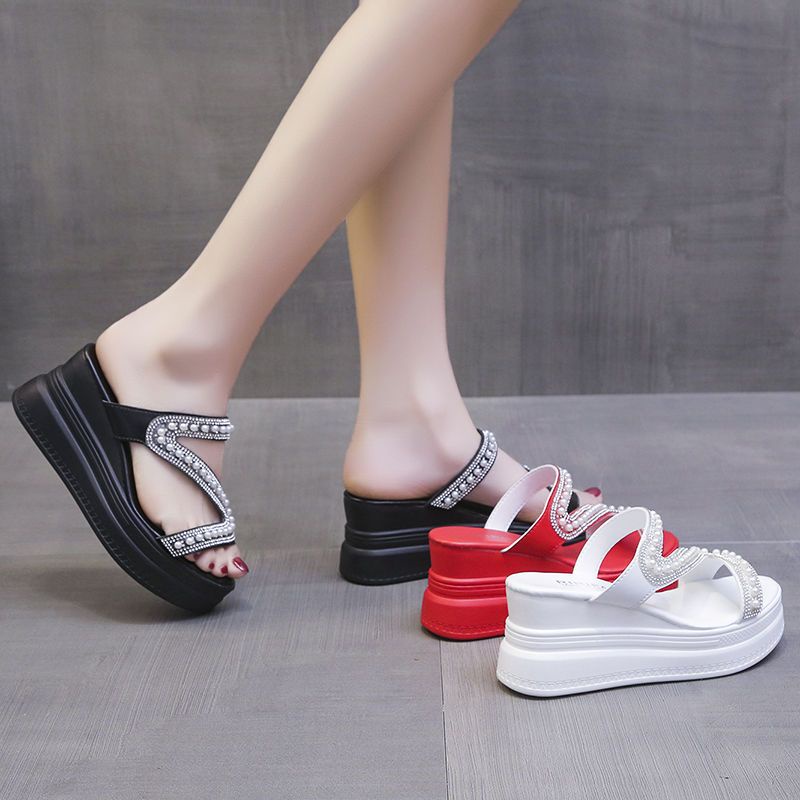 Dép Quai Ngang Đế Dày Thiết Kế Mới Cao Cấp Thời Trang Dành Cho Mùa Hè