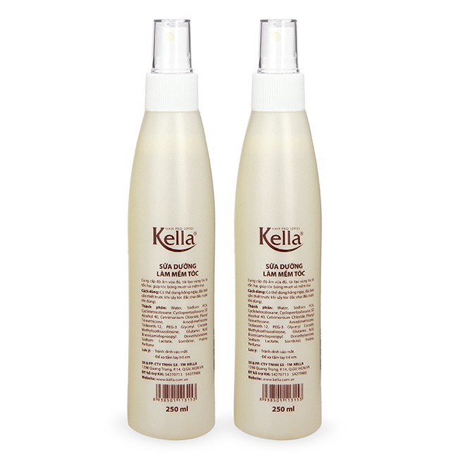 Xịt dưỡng làm mềm tóc Kella Hair Deep Moisture Lotion 250ml