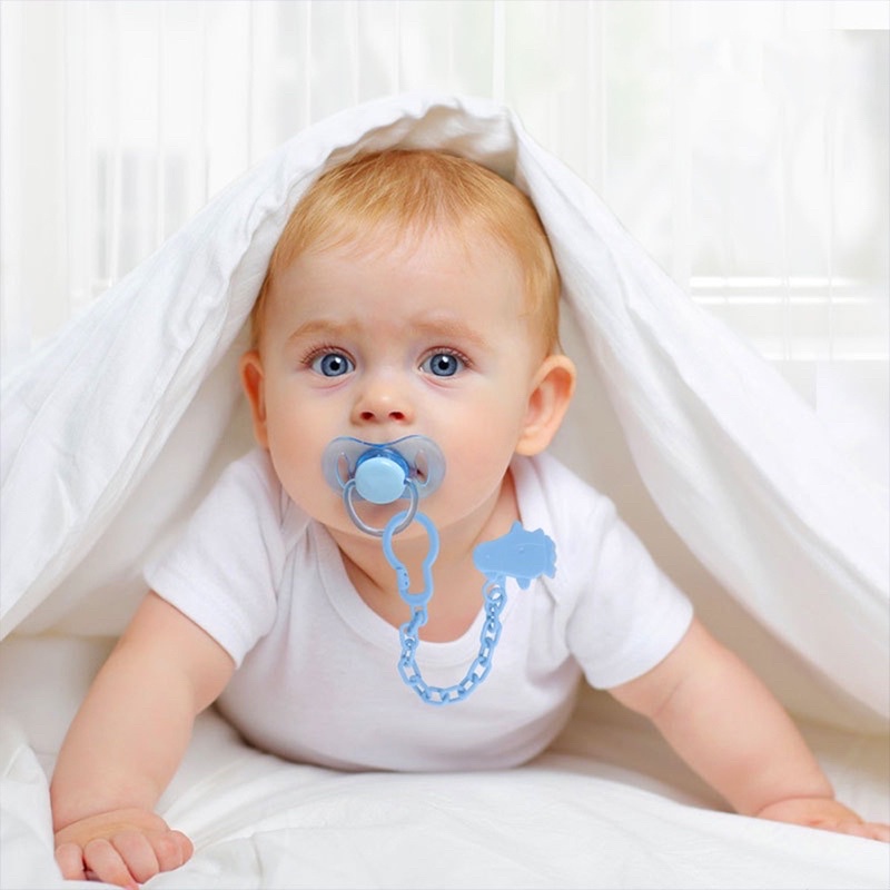 Dây Kẹp Ti Giả, Gặm Nướu, Túi Nhai Cho Bé