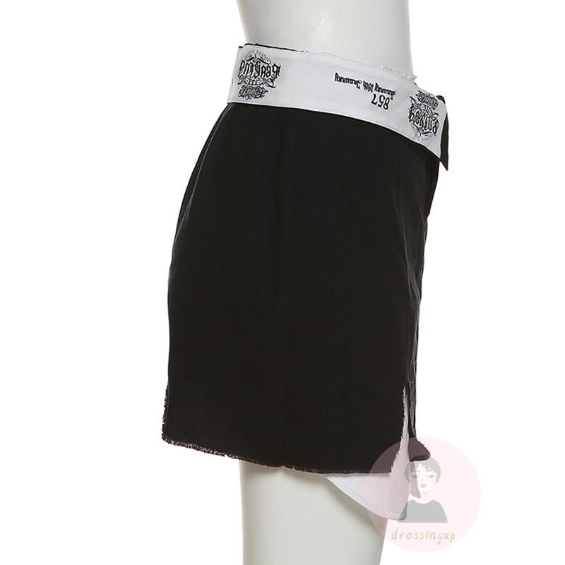 Chân Váy Ngắn Lưng Cao Dáng Ôm Thiết Kế Độc Đáo Cài Khóa Kéo Thời Trang Quyến Rũ Cho Nữ