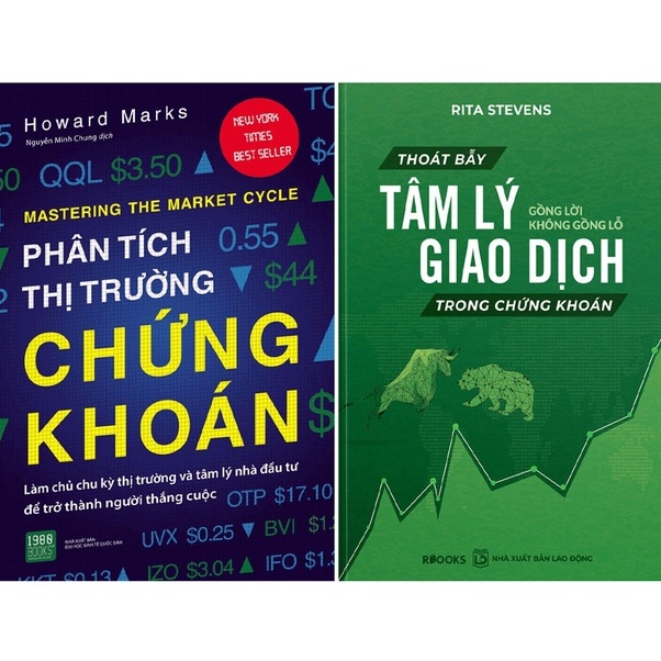 Sách - Combo Phân Tích Thị Trường Chứng Khoán + Thoát Bẫy Tâm Lý Giao Dịch Trong Chứng Khoán (Bộ 2 cuốn)