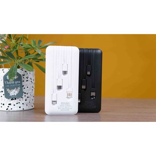 Sạc Dự Phòng 10000mah Chính Hãng Khai Duy PWKD001 Tích Hợp 4 Cáp Sạc - Pin Sạc Dự Phòng - Bảo Hành 12 Tháng 1 Đổi 1