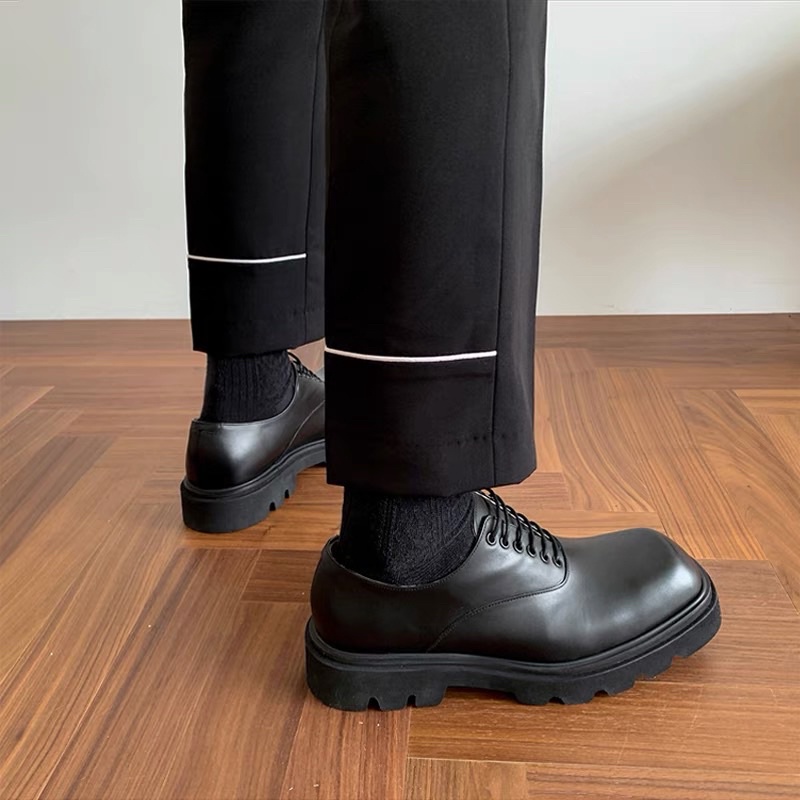 Giày tây Nam có dây, phong cách hàn quốc [Form Basic Loafers]