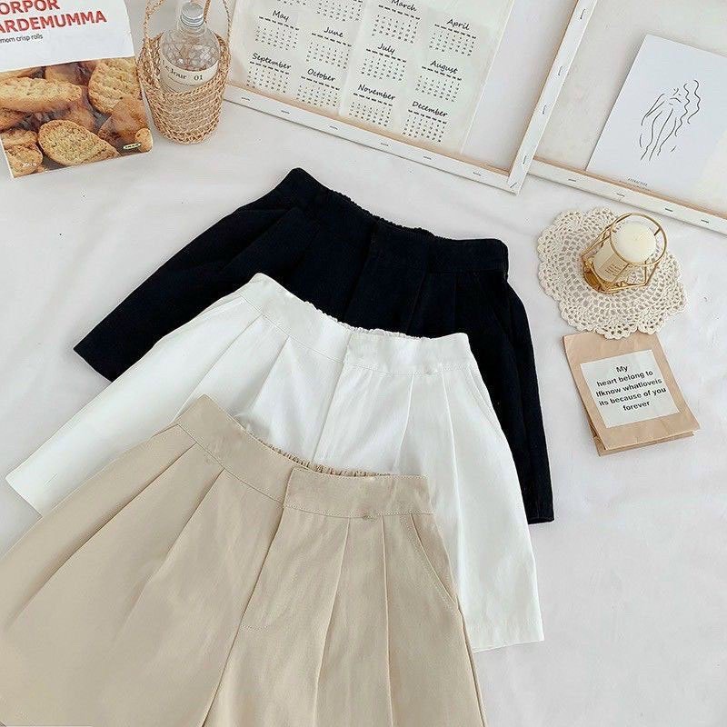 Quần shorts nữ dáng váy siêu hot, quần đùi đũi cạp chun sau siêu mát, nhẹ nhàng YQ12 | BigBuy360 - bigbuy360.vn