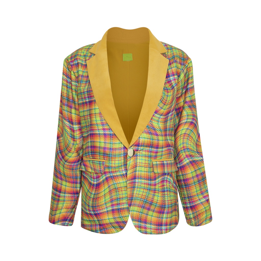 Áo Khoác Blazer Họa Tiết TARTAN - 'Nữ Quyền' Blazer / Tartan Pattern - TIẾT KIỆM 𝟗𝟗𝐤 khi mua combo 4 sản phẩm  !!