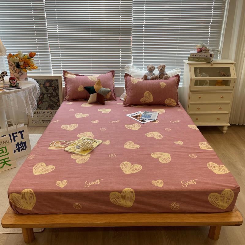 Ga gối 3 món cotton poly phong cách Hàn quốc, bộ ga gối nhiều mẫu đủ size